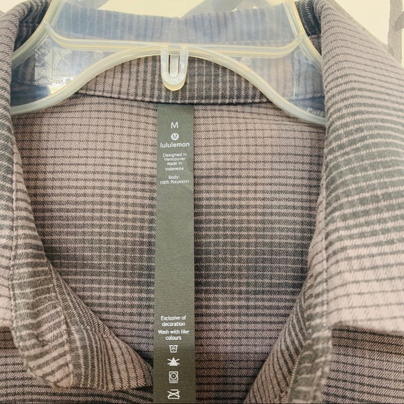 Aplg lululemon masons peak flannel button shirt - Picture 3 of 5